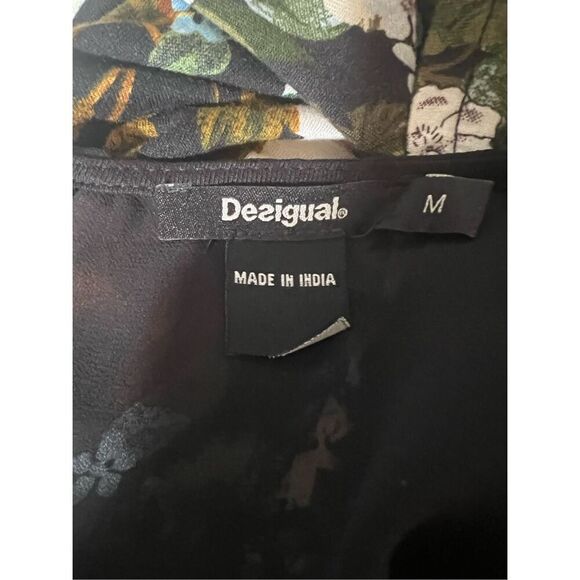 Desigual Morgana Autumn Floral Dress Retail $130 M - Picture 9 of 13